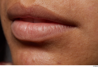 HD Face Skin Agustina Costa face lips mouth skin pores…